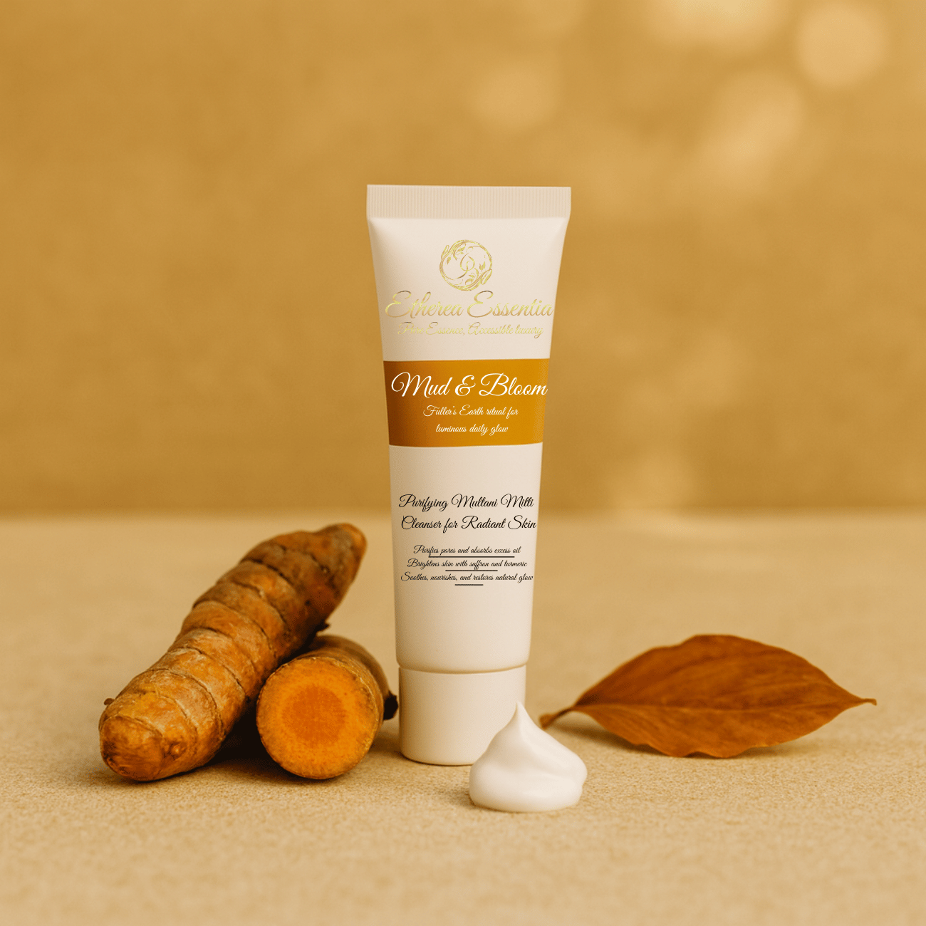 Mud & Bloom Multani Mitti Face Wash for Oil Control & Radiant Glow | Carefully Crafted. Botanically Powered. Luxuriously Effective.