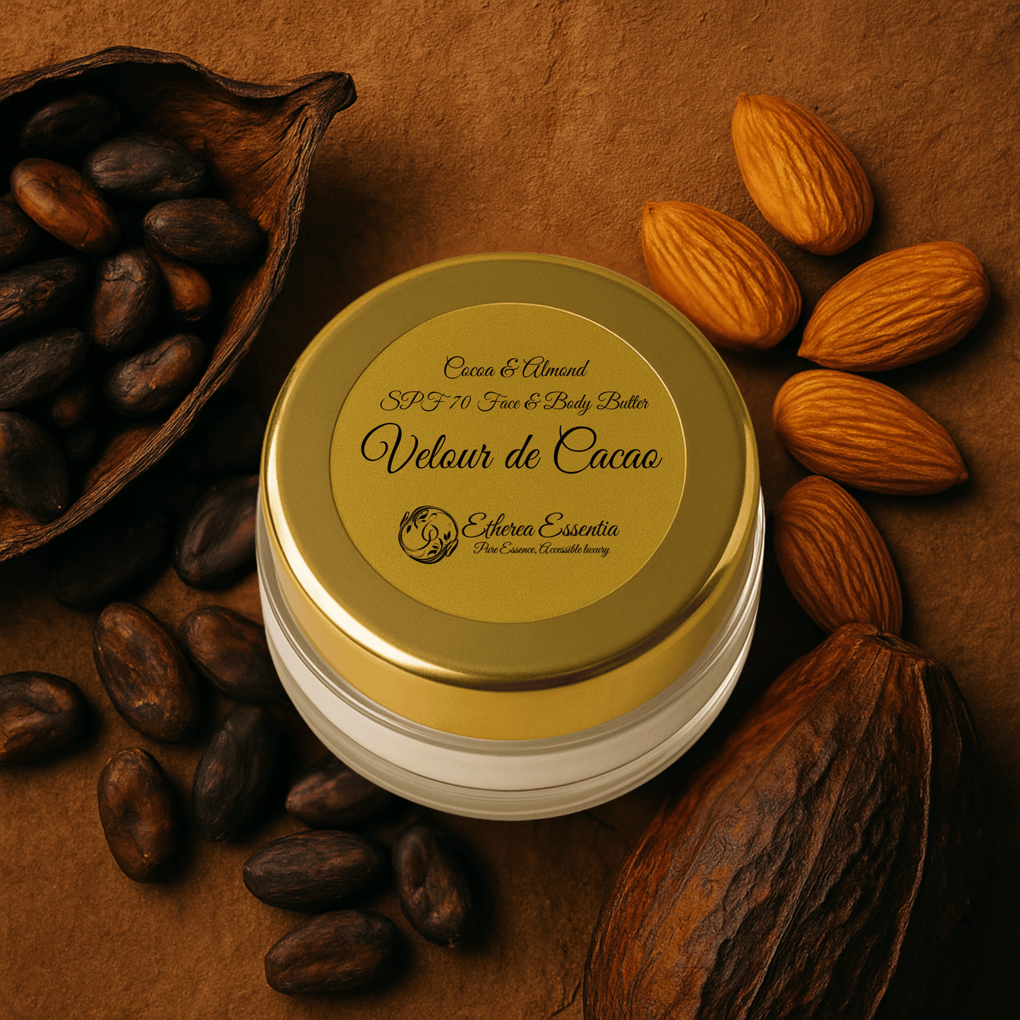 Velour de Cacao Cocoa & Almond SPF 70++++ Face & Body Butter | Sunscreen & Moisturizer