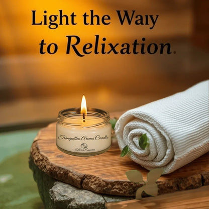 Tranquillus Aroma Candle | Luxury Meditative Soy Wax Candle – Up to 60 Hrs Burning Time