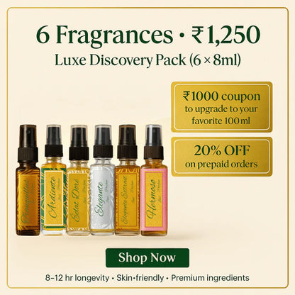 Luxe Discovery Pack | 6x8ml Luxurious Fragrances