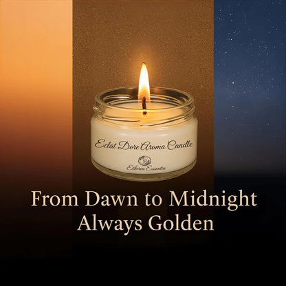 Éclat Doré Aroma Candle | Luxury Seductive Soy Wax Candle – Up to 60 Hrs Burning Time