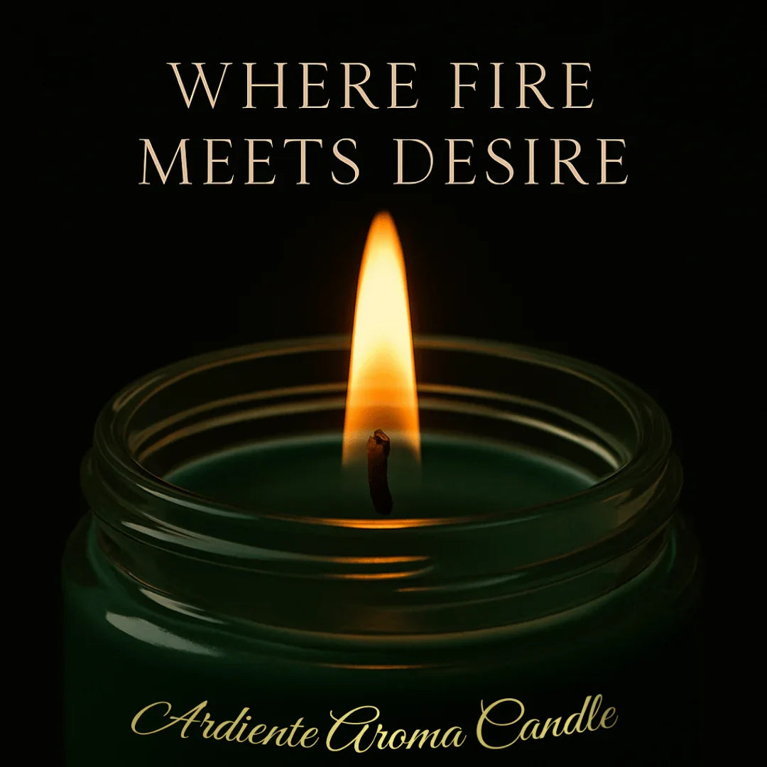 Ardiente Aroma Candle | Luxury Seductive Soy Wax Candle – Up to 60 Hrs Burning Time