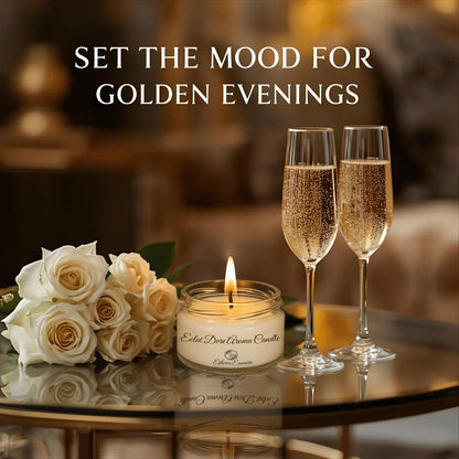 Éclat Doré Aroma Candle | Luxury Seductive Soy Wax Candle – Up to 60 Hrs Burning Time