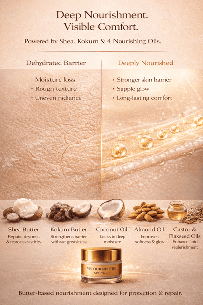 Velour Neutre Aroma Booster | India's First SPF 70 PA++++ Mineral Gel Sunscreen, Moisturizer & Aroma Booster | Science-Backed Protection, Botanical-Led