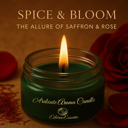 Ardiente Aroma Candle | Luxury Seductive Soy Wax Candle – Up to 60 Hrs Burning Time