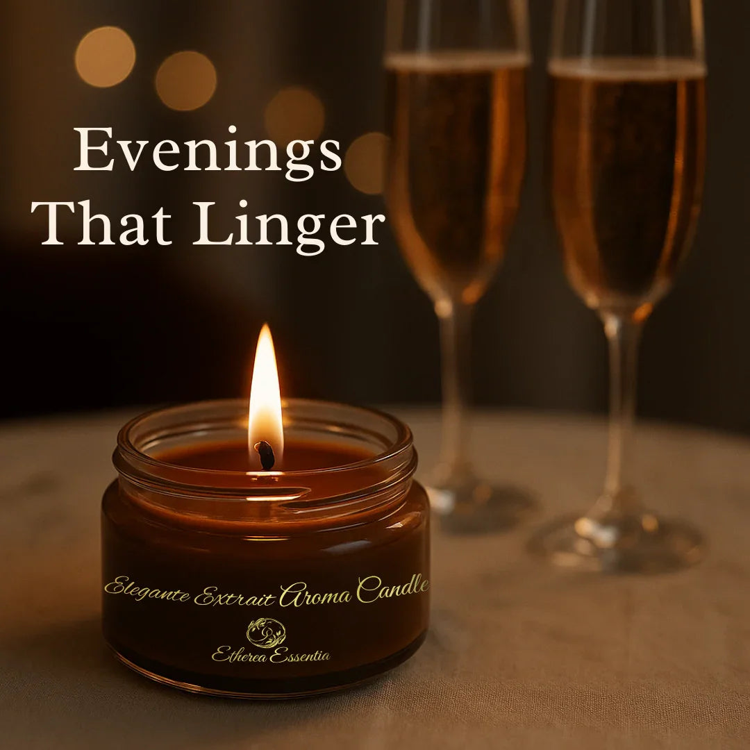 Elegante Extrait Aroma Candle | Luxury Arabic Oudh Soy Wax Candle – Up to 60 Hrs Burning Time