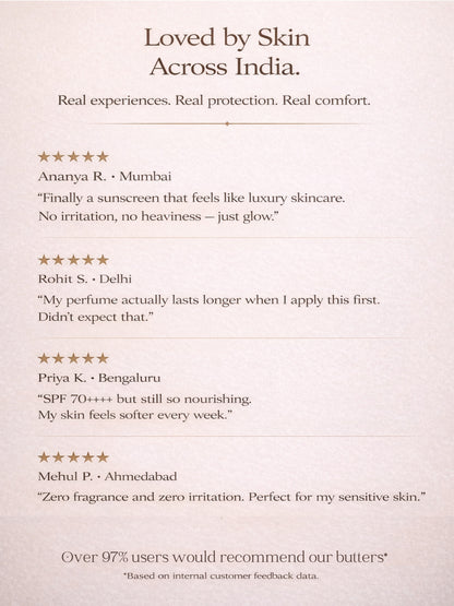 Velour de Rose | India's First Rose & Vanilla SPF 70 PA++++ Mineral Gel Sunscreen, Moisturizer & Aroma Booster | Sunscreen & Moisturizer | Science-Backed Protection, Botanical-Led