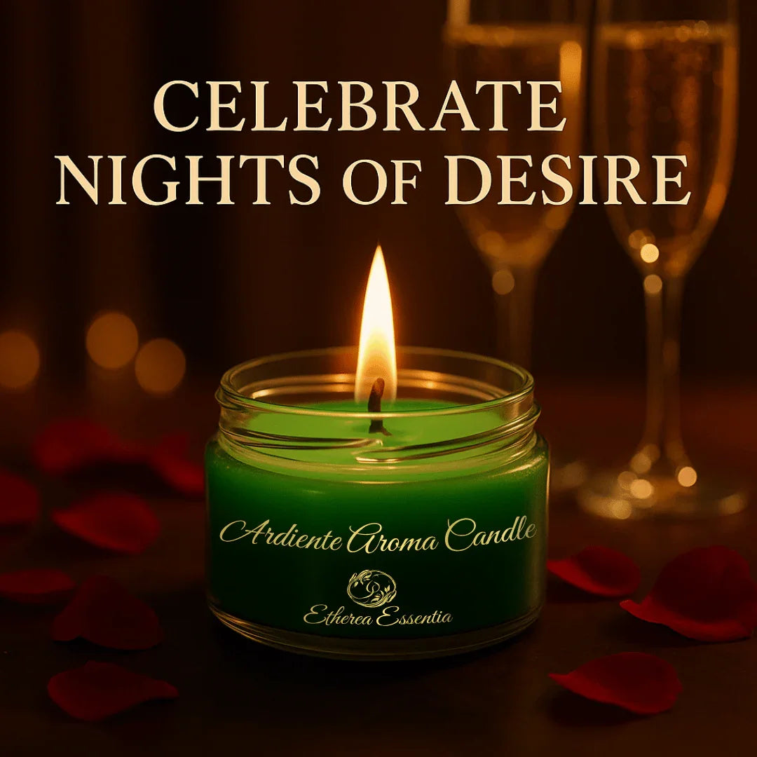 Ardiente Aroma Candle | Luxury Seductive Soy Wax Candle – Up to 60 Hrs Burning Time