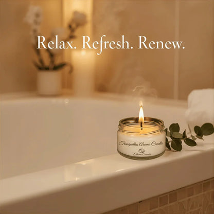 Tranquillus Aroma Candle | Luxury Meditative Soy Wax Candle – Up to 60 Hrs Burning Time