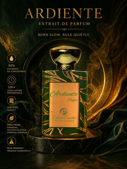 Ardiente Unisex Perfume | Warm, Spicy, Mysterious, Dominant, Seductive, Long-Lasting Unisex Parfum | 50% Luxurious Oil Concentrate | Better Than D Icon Absolute worth Rs 8,900