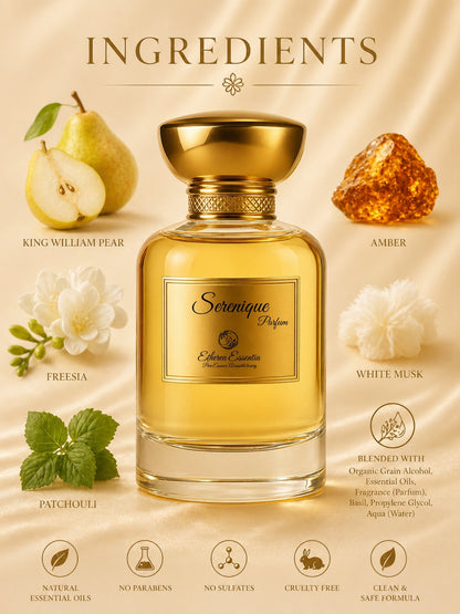 Serenique Unisex Extrait Parfum | Sweet, Fruity, Floral, Seductive, Long-Lasting Unisex Parfum | 50% Luxurious Oil Concentrate | Better Than JM English Pear & Freesia worth Rs 12,400/100ml