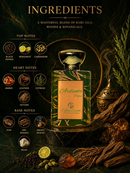 Ardiente Unisex Perfume | Warm, Spicy, Mysterious, Dominant, Seductive, Long-Lasting Unisex Parfum | 50% Luxurious Oil Concentrate | Better Than D Icon Absolute worth Rs 8,900
