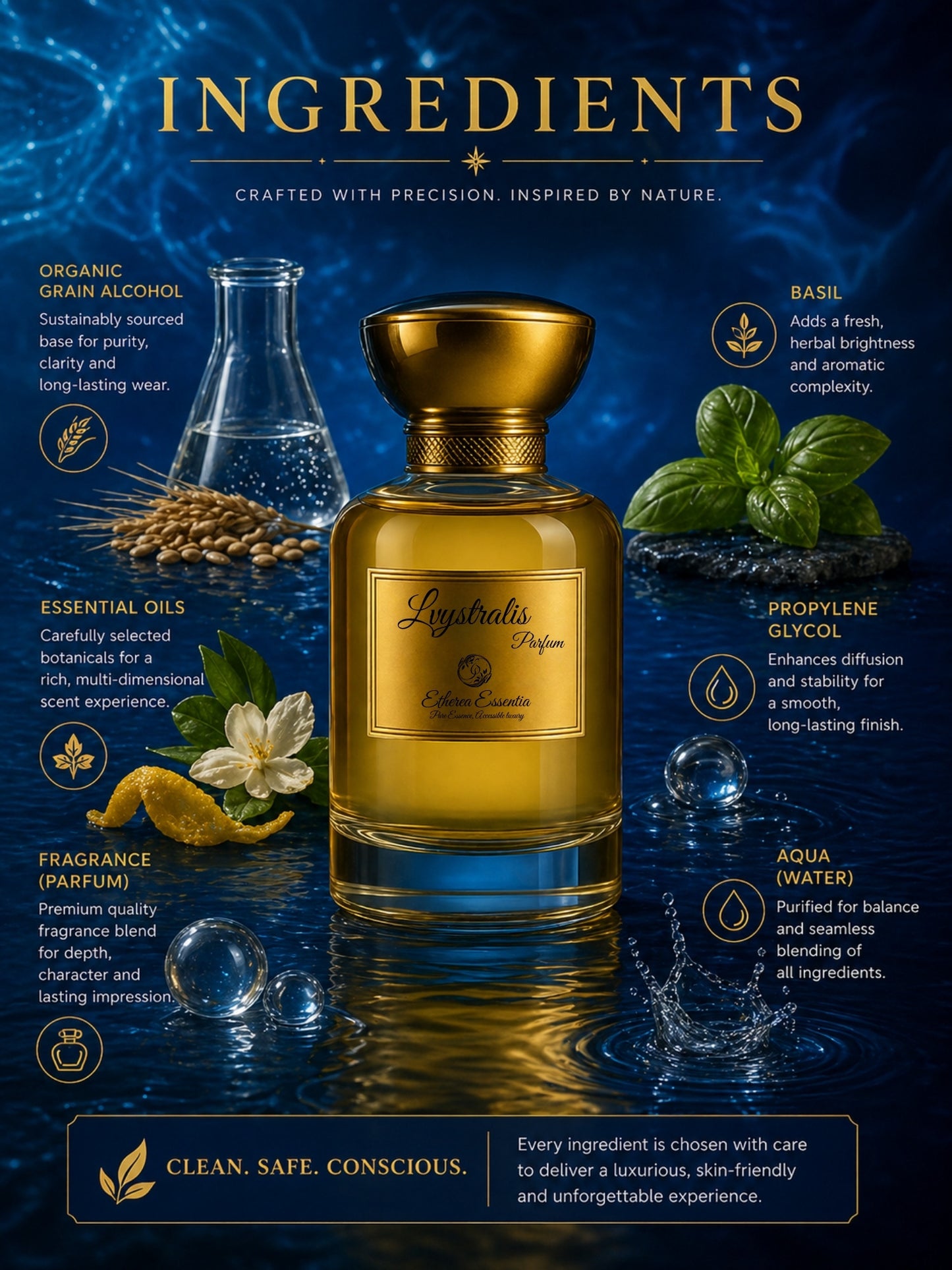 Lvystralis Unisex Extrait Parfum | Aquatic, Fresh, Fruity, Woody, Long-Lasting Unisex Parfum | 50% Luxurious Oil Concentrate | Better Than Pacific Chill worth Rs 31,500