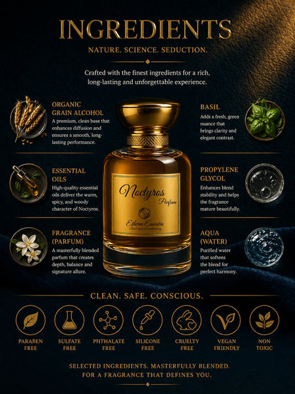 Noctyros Unisex Perfume | Mysterious, Seductive, Warm, Spicy Fresh, Long-Lasting Unisex Parfum | 50% Luxurious Oil Concentrate | Better Than AZ Wanted by Night worth Rs 7,550/100ml