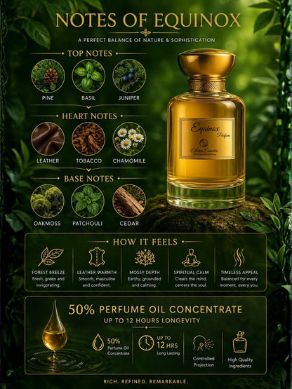 Equinox Unisex Perfume | Fruity, Spiritual, Calm, Warm, Forest Breeze, Long-Lasting Unisex Parfum | 50% Luxurious Oil Concentrate | Better Than Polo Black worth Rs 7,550/125ml