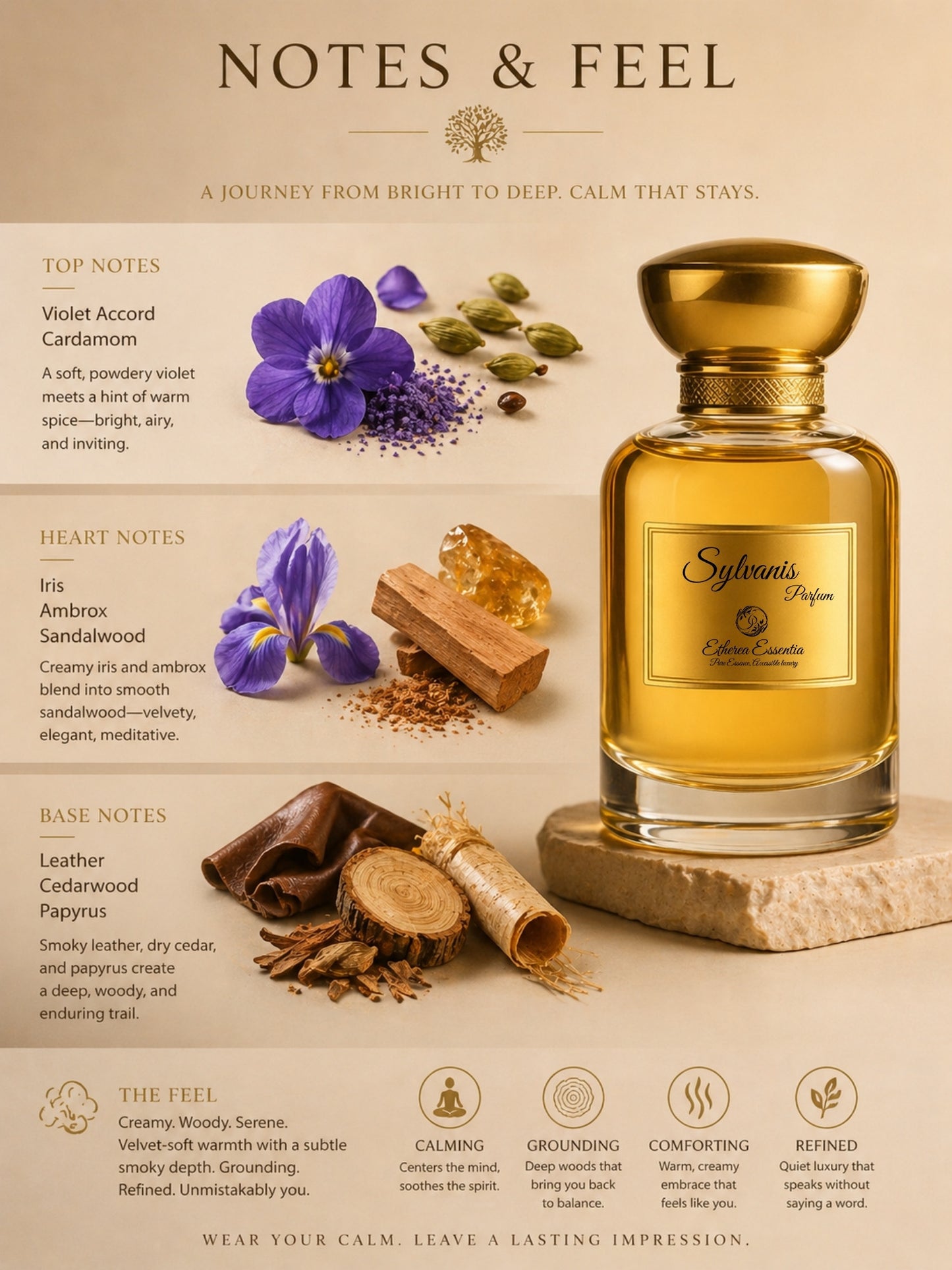 Sylvanis Unisex Extrait Parfum | Smoky, Creamy, Woody, Deep, Long-Lasting Unisex Parfum | 50% Luxurious Oil Concentrate | Better Than LL Santal worth Rs 25,146/100ml