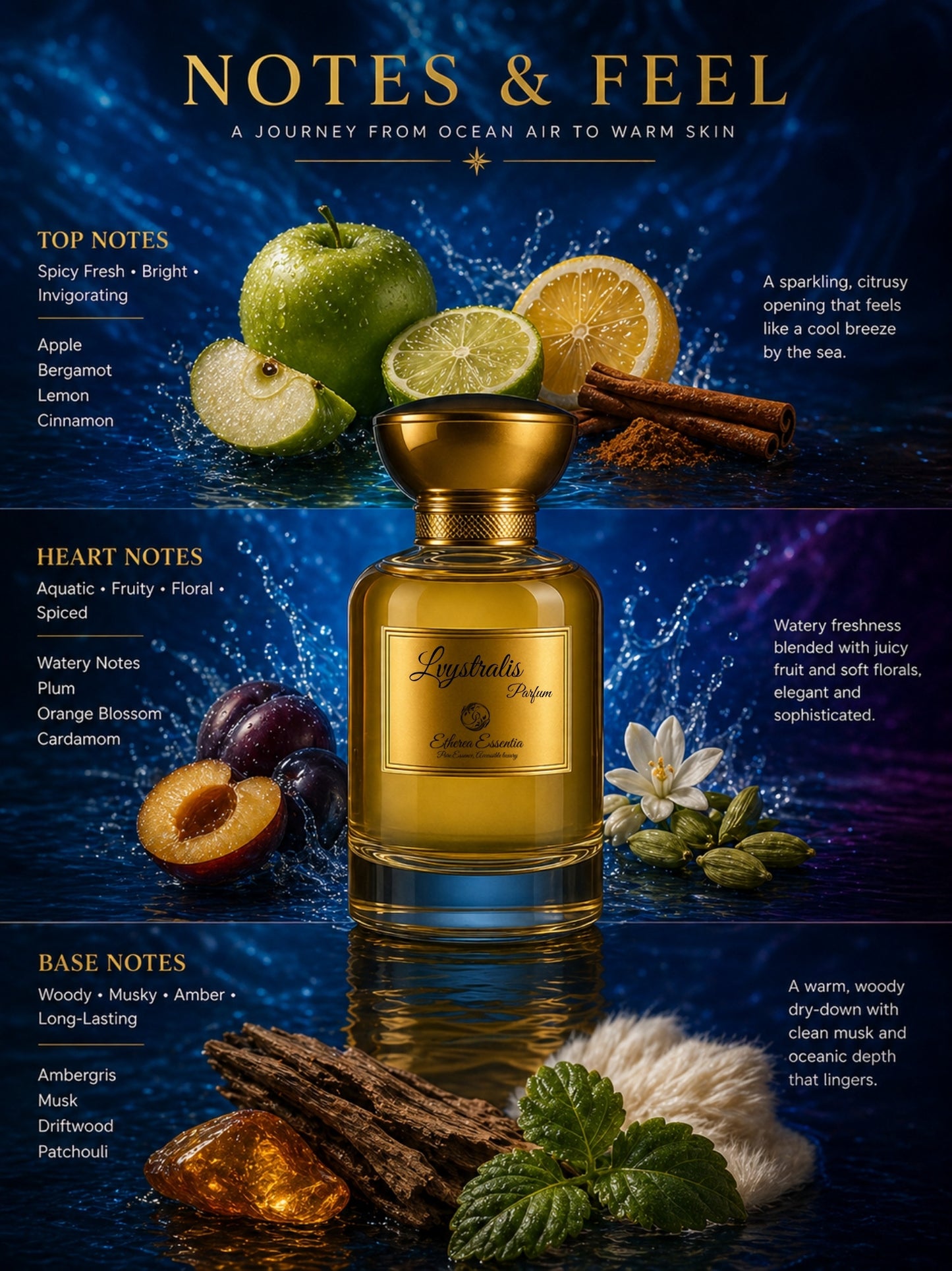 Lvystralis Unisex Extrait Parfum | Aquatic, Fresh, Fruity, Woody, Long-Lasting Unisex Parfum | 50% Luxurious Oil Concentrate | Better Than Pacific Chill worth Rs 31,500