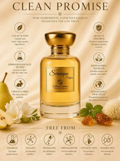 Serenique Unisex Extrait Parfum | Sweet, Fruity, Floral, Seductive, Long-Lasting Unisex Parfum | 50% Luxurious Oil Concentrate | Better Than JM English Pear & Freesia worth Rs 12,400/100ml