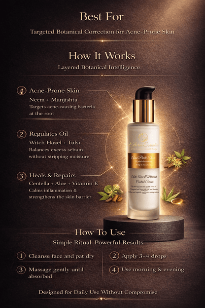 Acné Purité Elixir | 20-Ingredient Science Backed Botanical Architecture for Root-Level Acne Correction
