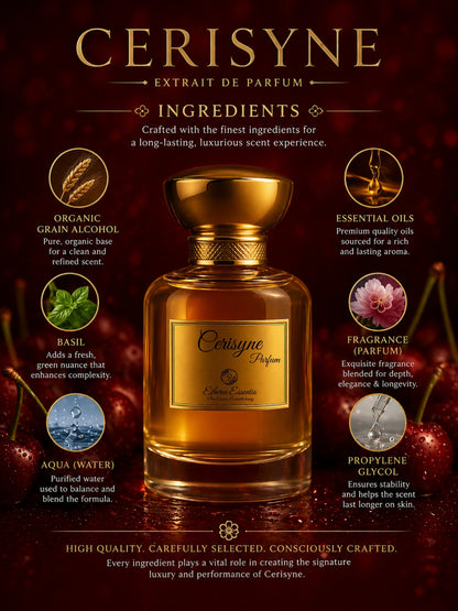 Cerisyne Unisex Perfume | Sweet, Fruity, Floral, Seductive, Long-Lasting Unisex Parfum | 50% Luxurious Oil Concentrate | Better Than BR 540 worth Rs 32,100/70ml