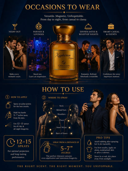 Xyphorion Unisex Extrait Parfum | Spicy, Fresh, Floral, Woody, Earthy, Long-Lasting Unisex Parfum | 50% Luxurious Oil Concentrate | Better Than Phantom Intense worth Rs 10,640