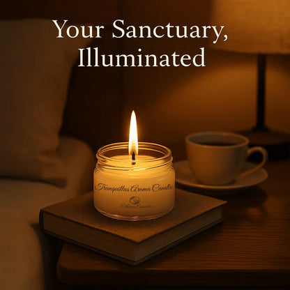 Tranquillus Aroma Candle | Luxury Meditative Soy Wax Candle – Up to 60 Hrs Burning Time