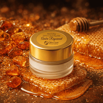 Ambre Rayonnant | India's First Amber & Honey SPF 70 PA++++ Mineral Gel Sunscreen, Moisturizer & Aroma Booster | Science-Backed Protection, Botanical-Led Nourishment