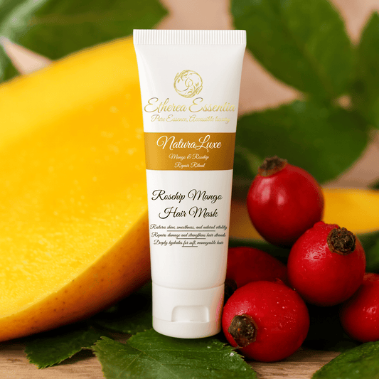 NaturaLuxe Hair Rosehip Mango Hair Mask | Deep Repair, Intense Nourishment & Silky Shine