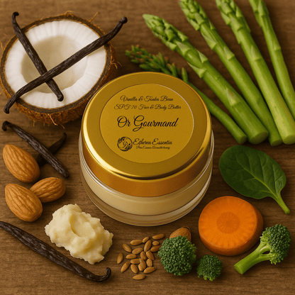 Or Gourmand | India's First Vanilla & Tonka Bean SPF 70 PA++++ Mineral Gel Sunscreen, Moisturizer & Aroma Booster | Sunscreen & Moisturizer | Science-Backed Protection, Botanical-Led