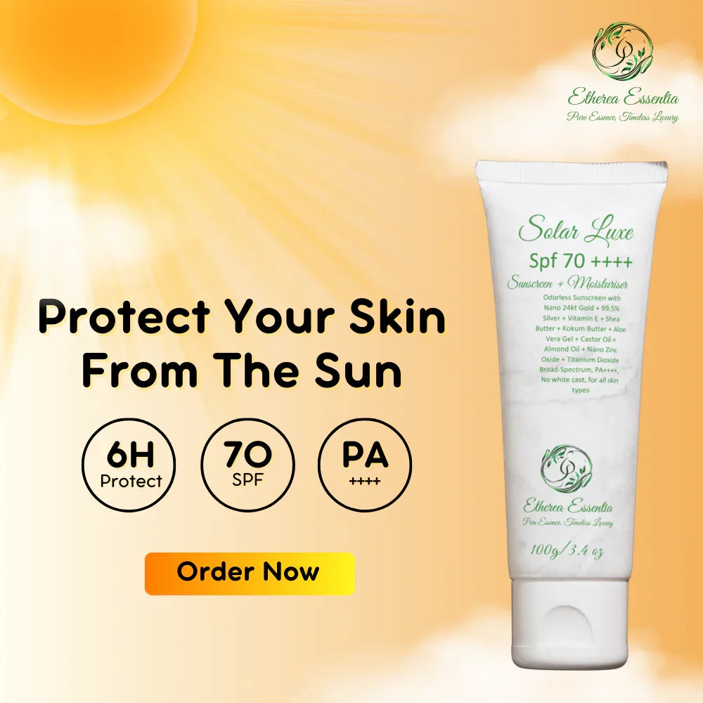 Solar Luxe | India’s First SPF 70 PA++++ Sunscreen + Moisturiser for Ultimate Protection & Luxurious Care